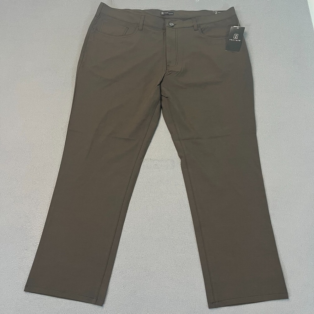 PGA Tour Mens 40x30 Course Comfort Golf Pants Sun Protection 50 Straight Fit NWT